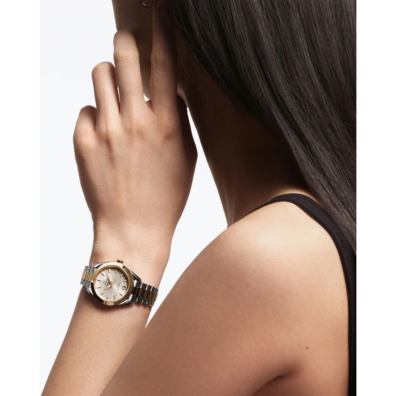 Seamaster Aqua Terra 30mm Two-Tone Silver Dial Ladies Watch - Image 10
