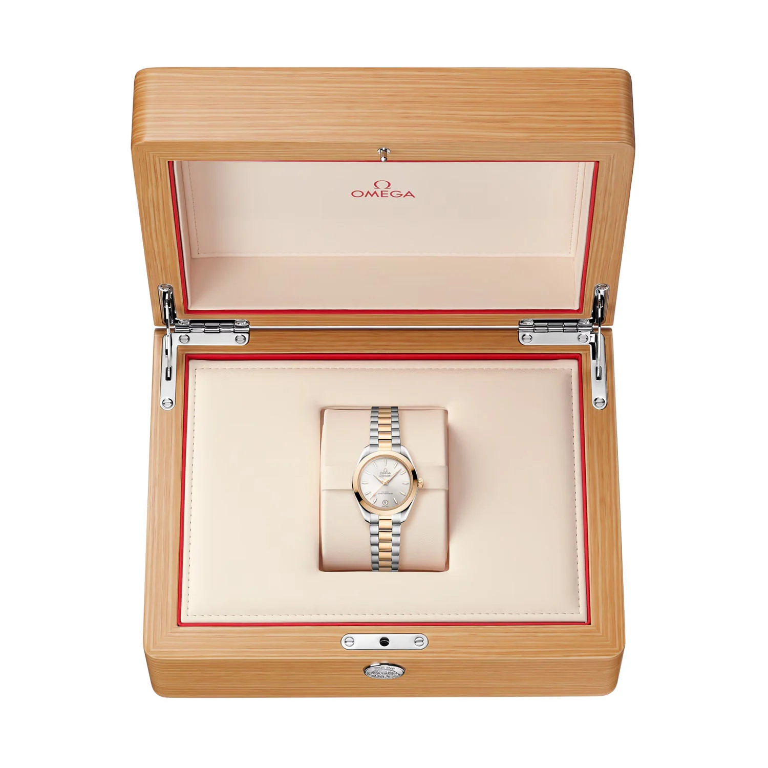 Seamaster Aqua Terra 30mm Two-Tone Silver Dial Ladies Watch - Image 2