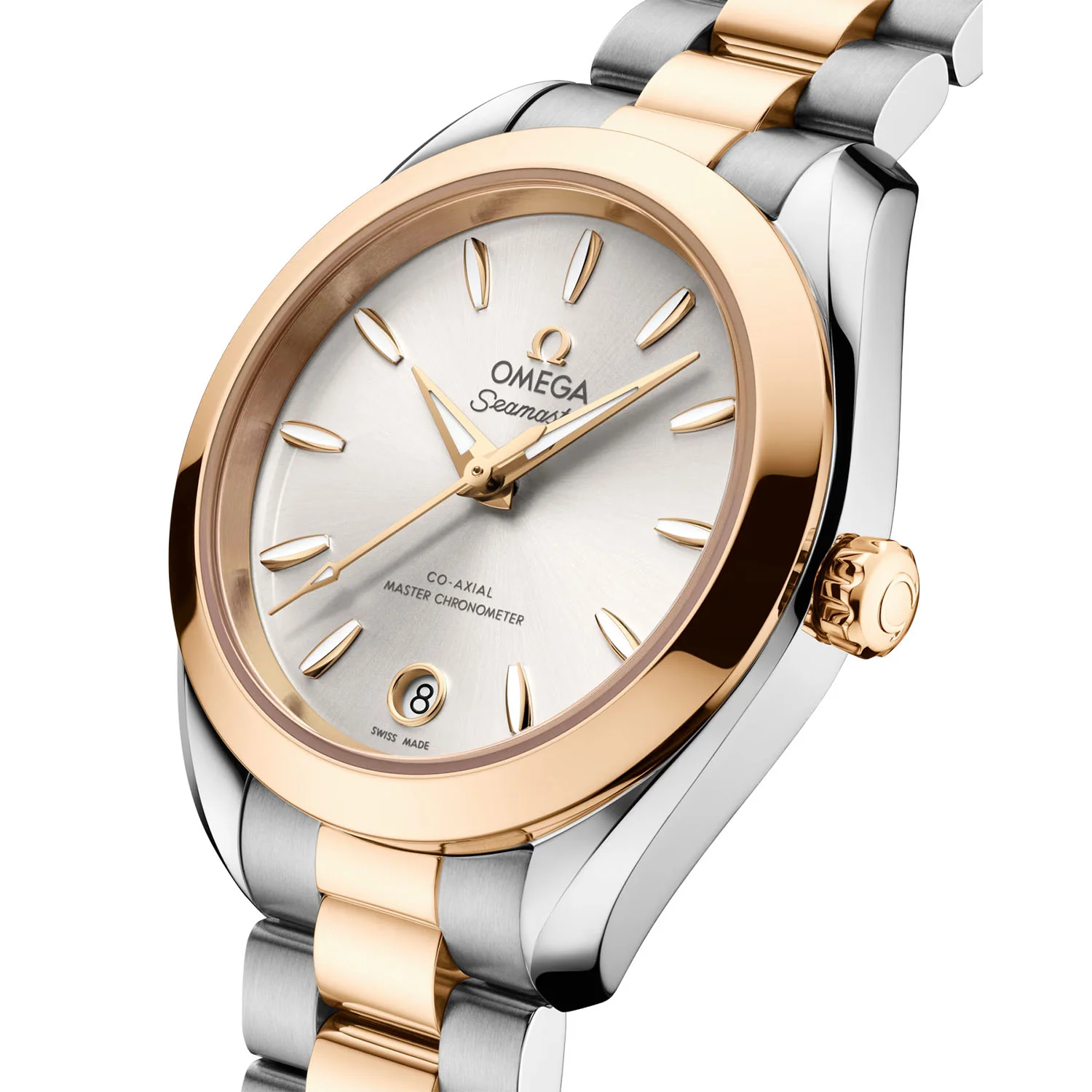 Seamaster Aqua Terra 30mm Two-Tone Silver Dial Ladies Watch - Image 3