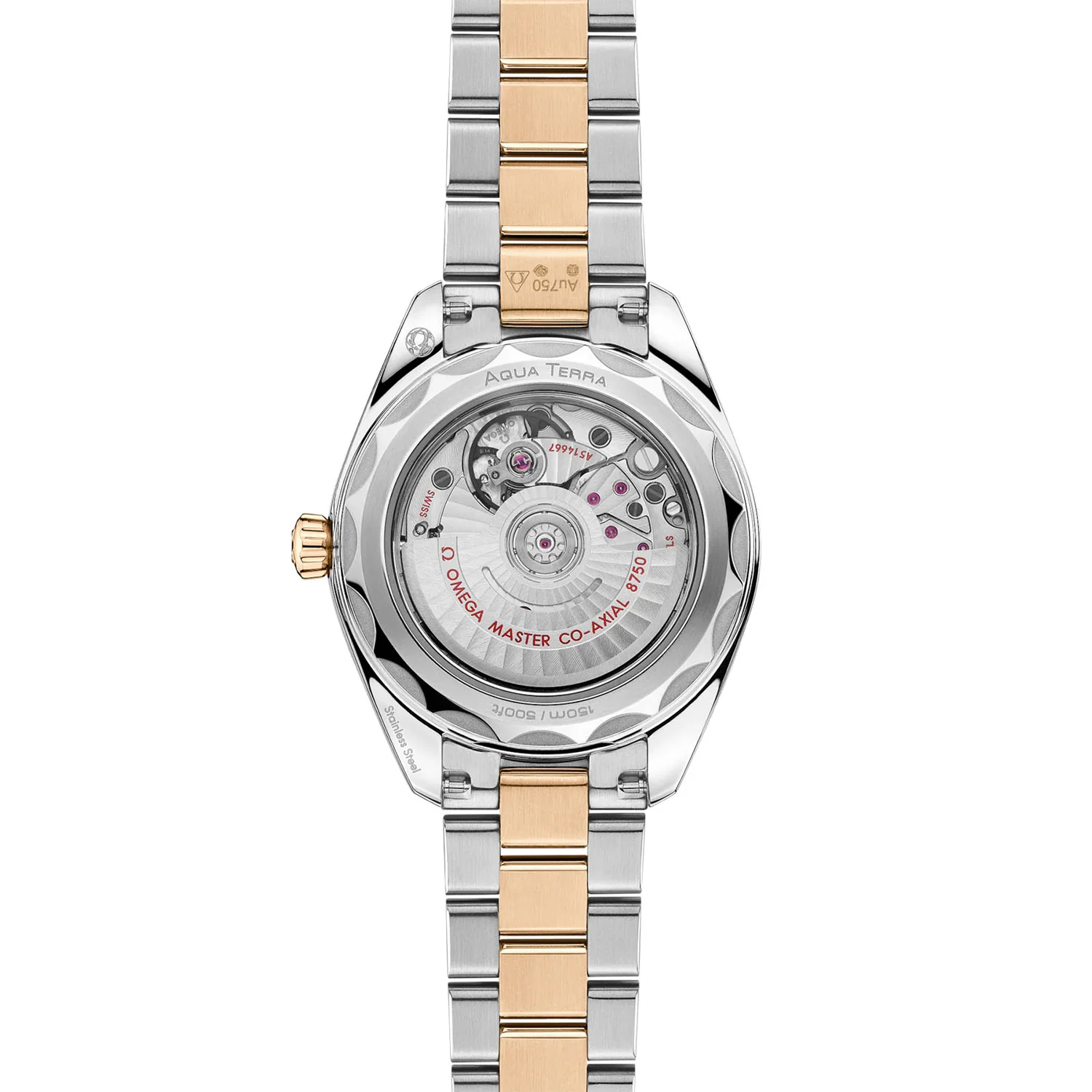 Seamaster Aqua Terra 30mm Two-Tone Silver Dial Ladies Watch - Image 6