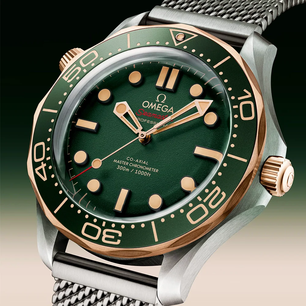Seamaster Diver 300m 42mm 18ct Bronze Gold & Titanium Bracelet Watch - Image 3