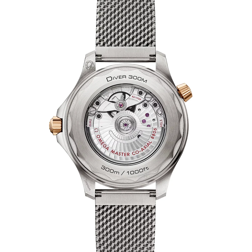 Seamaster Diver 300m 42mm 18ct Bronze Gold & Titanium Bracelet Watch - Image 7