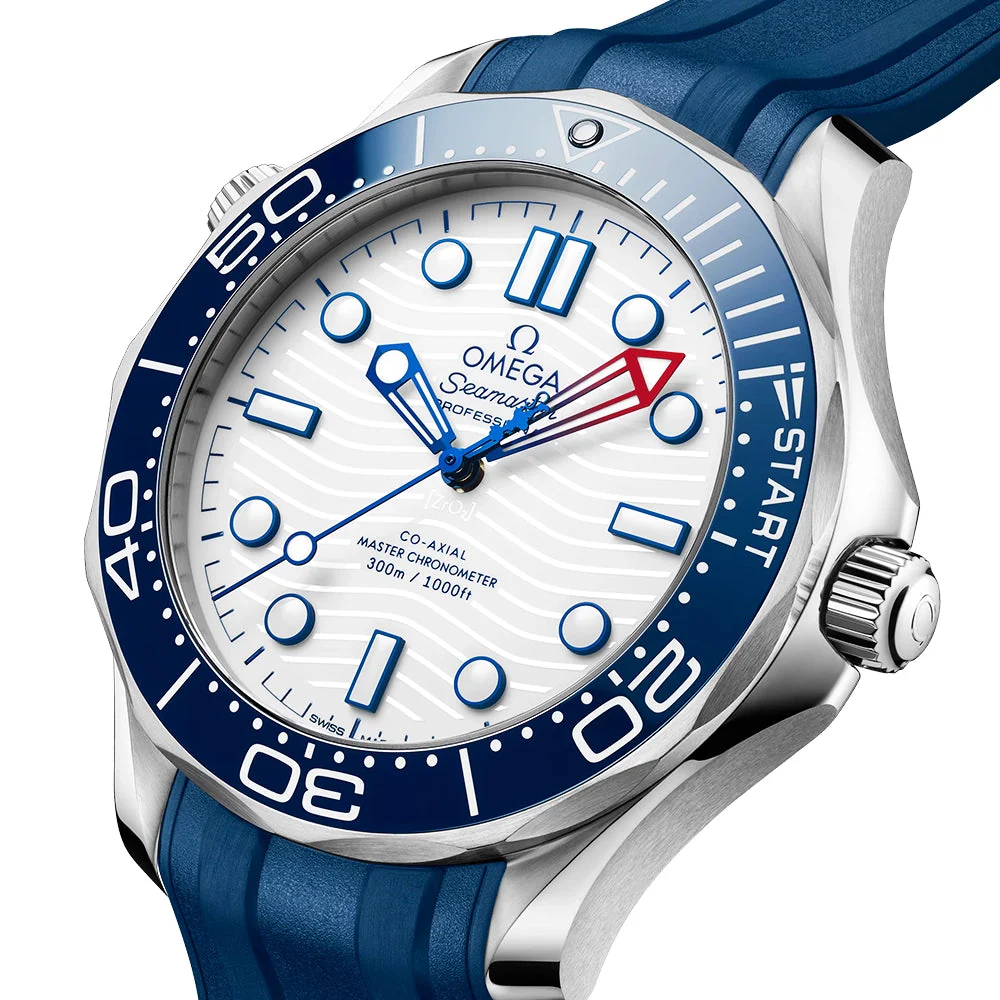 Seamaster Diver 300m 42mm America's Cup Edition Strap Watch - Image 4
