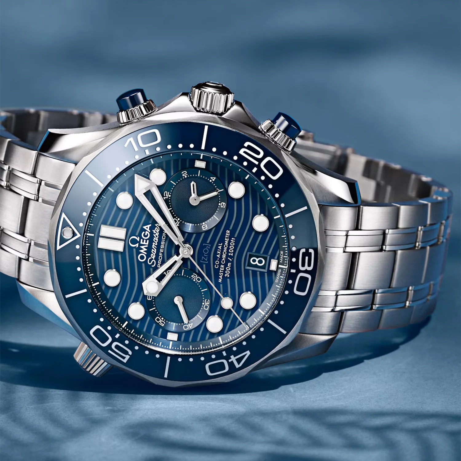 Seamaster Diver 300m 44mm Blue Dial Automatic Bracelet Watch - Image 4