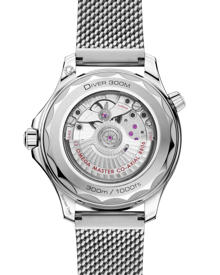 Seamaster Diver 300m 42mm Grey Dial Mens Mesh Bracelet Watch - Image 4