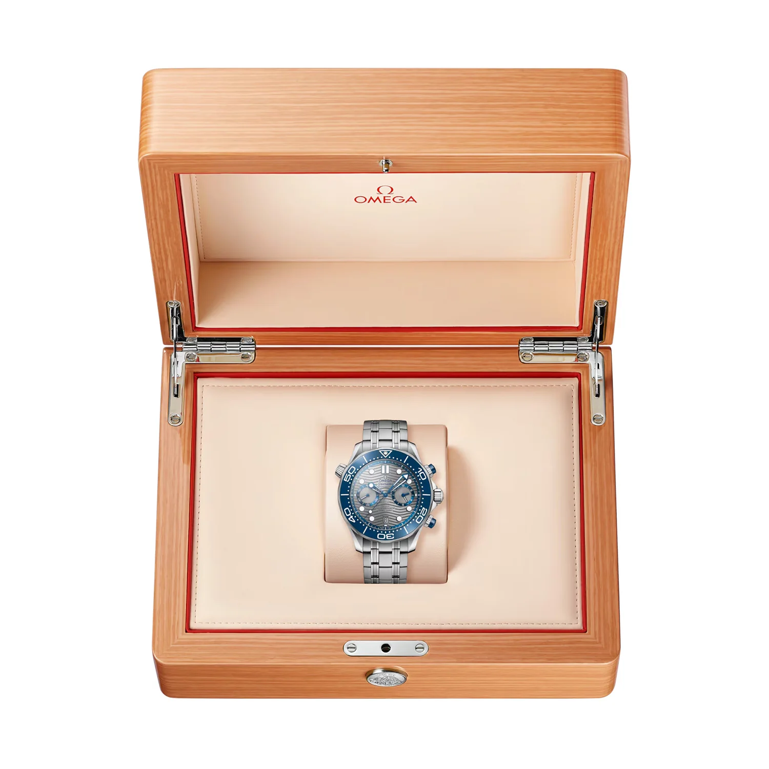 Seamaster Diver 300m 44mm Grey/Blue Dial Automatic Bracelet Watch - Image 2