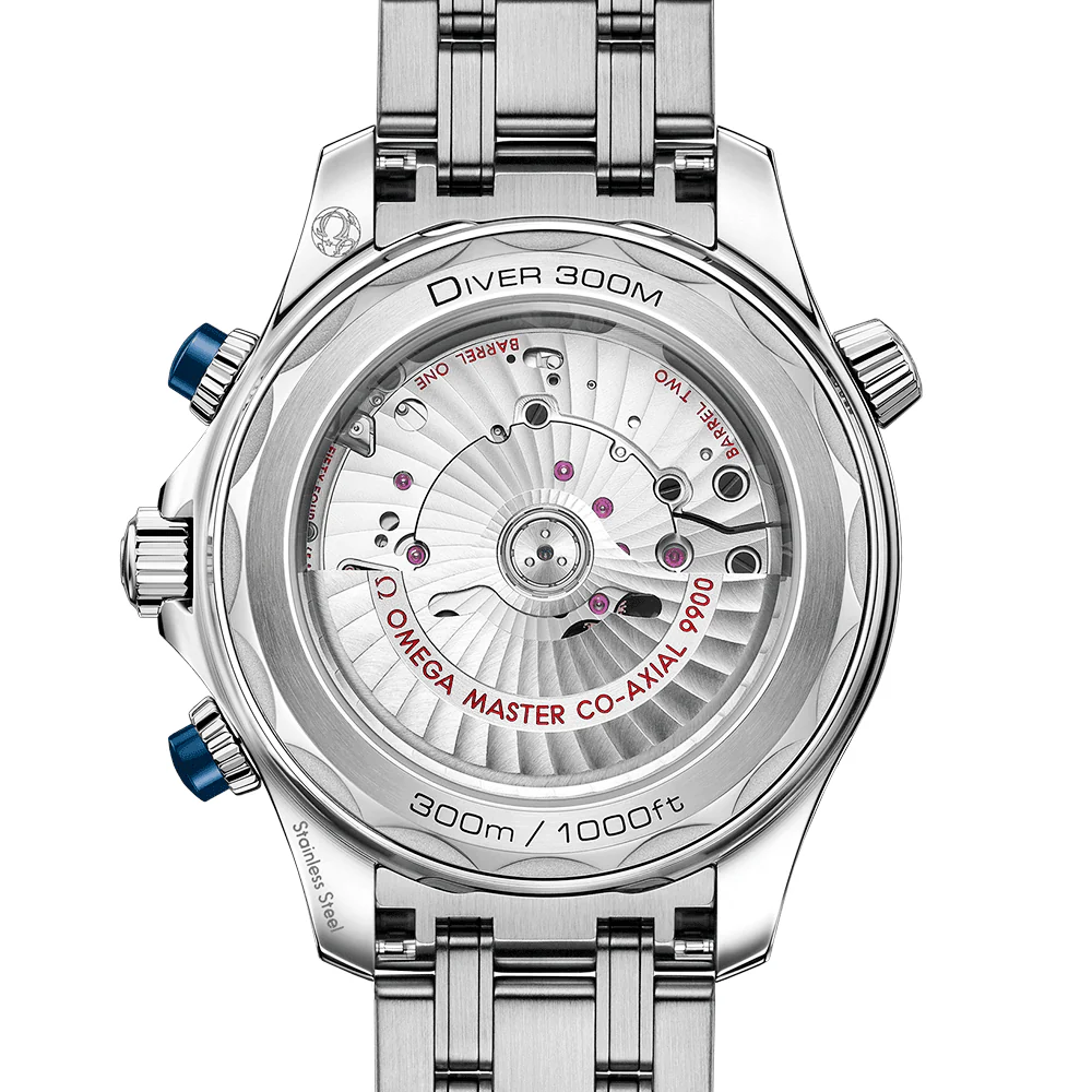 Seamaster Diver 300m 44mm Grey/Blue Dial Automatic Bracelet Watch - Image 6