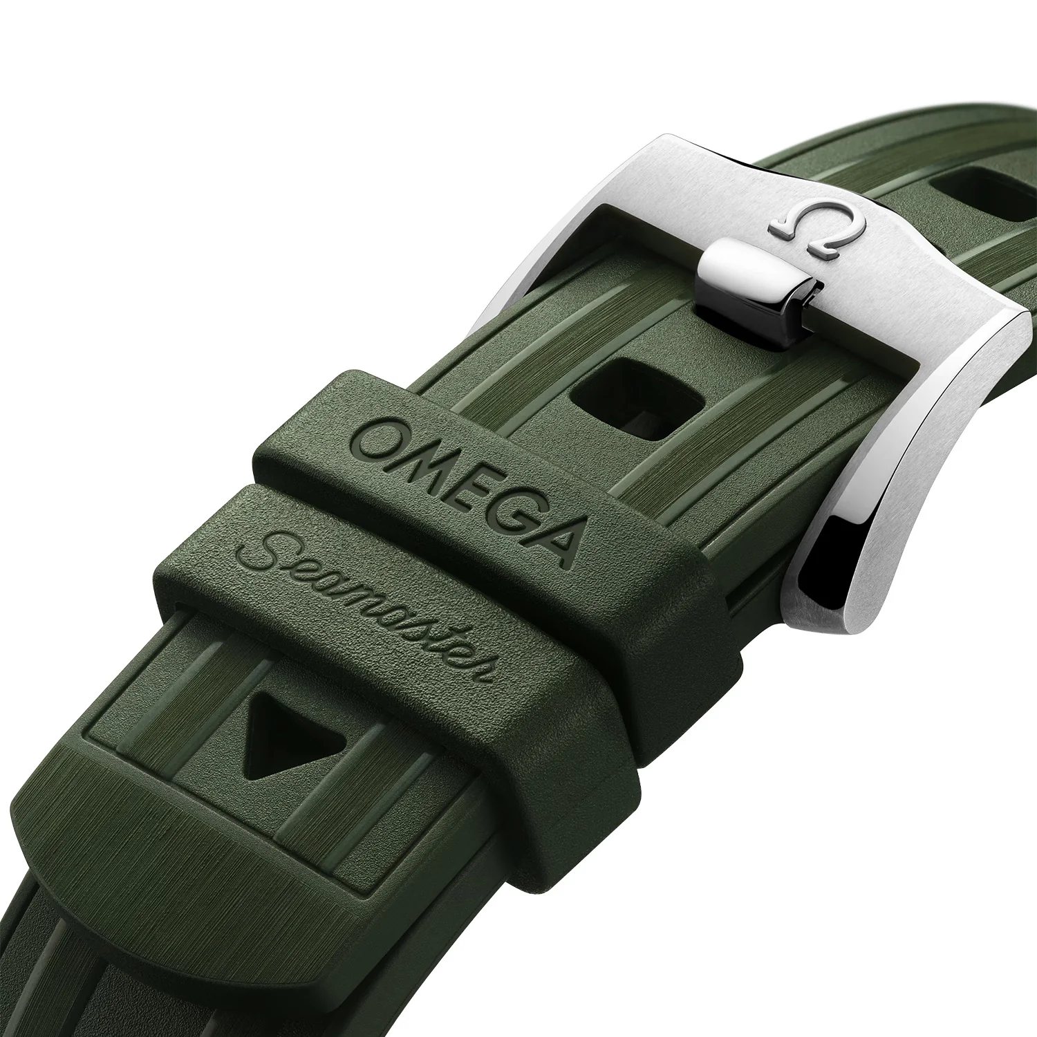 Seamaster Diver 300m 42mm Green Dial Men's Rubber Strap Watch - Image 4
