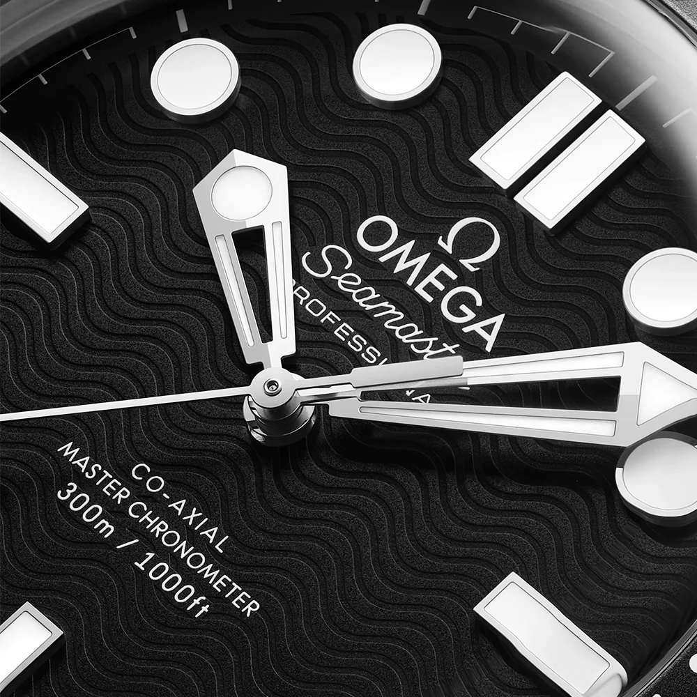 Seamaster Diver 300m 42mm Black Dial Mens Rubber Strap Watch - Image 3