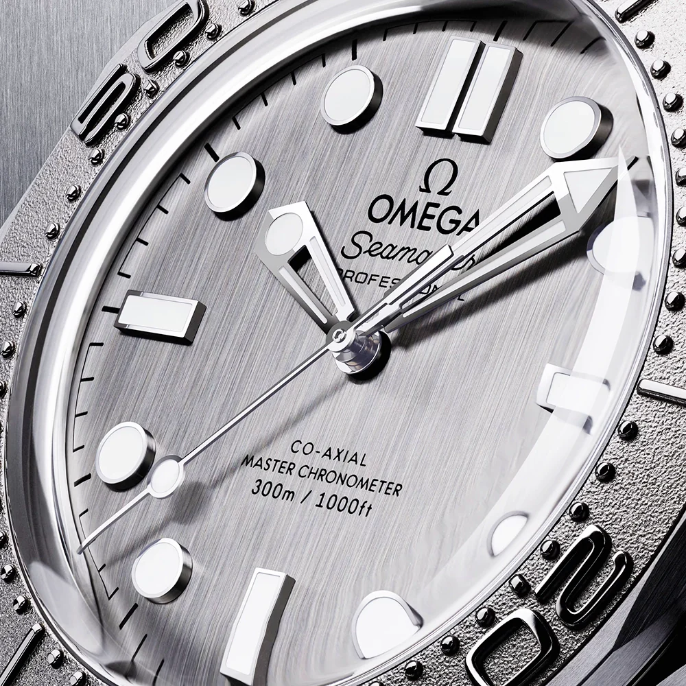 Seamaster Diver 300m 42mm Grey Dial Mens Rubber Strap Watch - Image 4