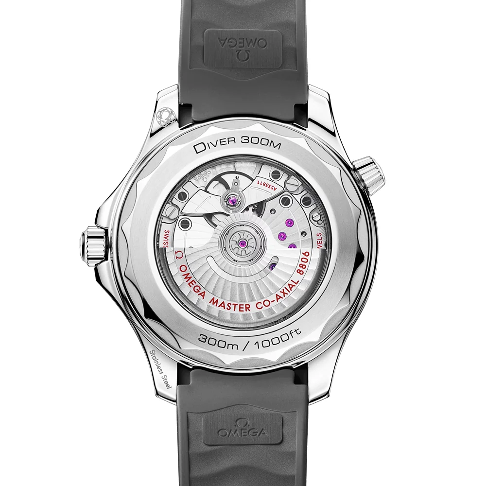 Seamaster Diver 300m 42mm Grey Dial Mens Rubber Strap Watch - Image 6
