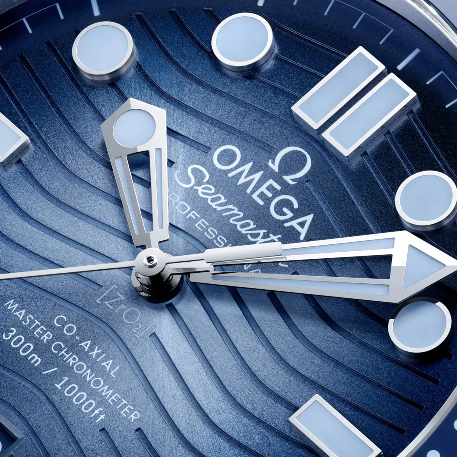 Seamaster Diver 300m 42mm Summer Blue Dial Rubber Strap Watch - Image 2