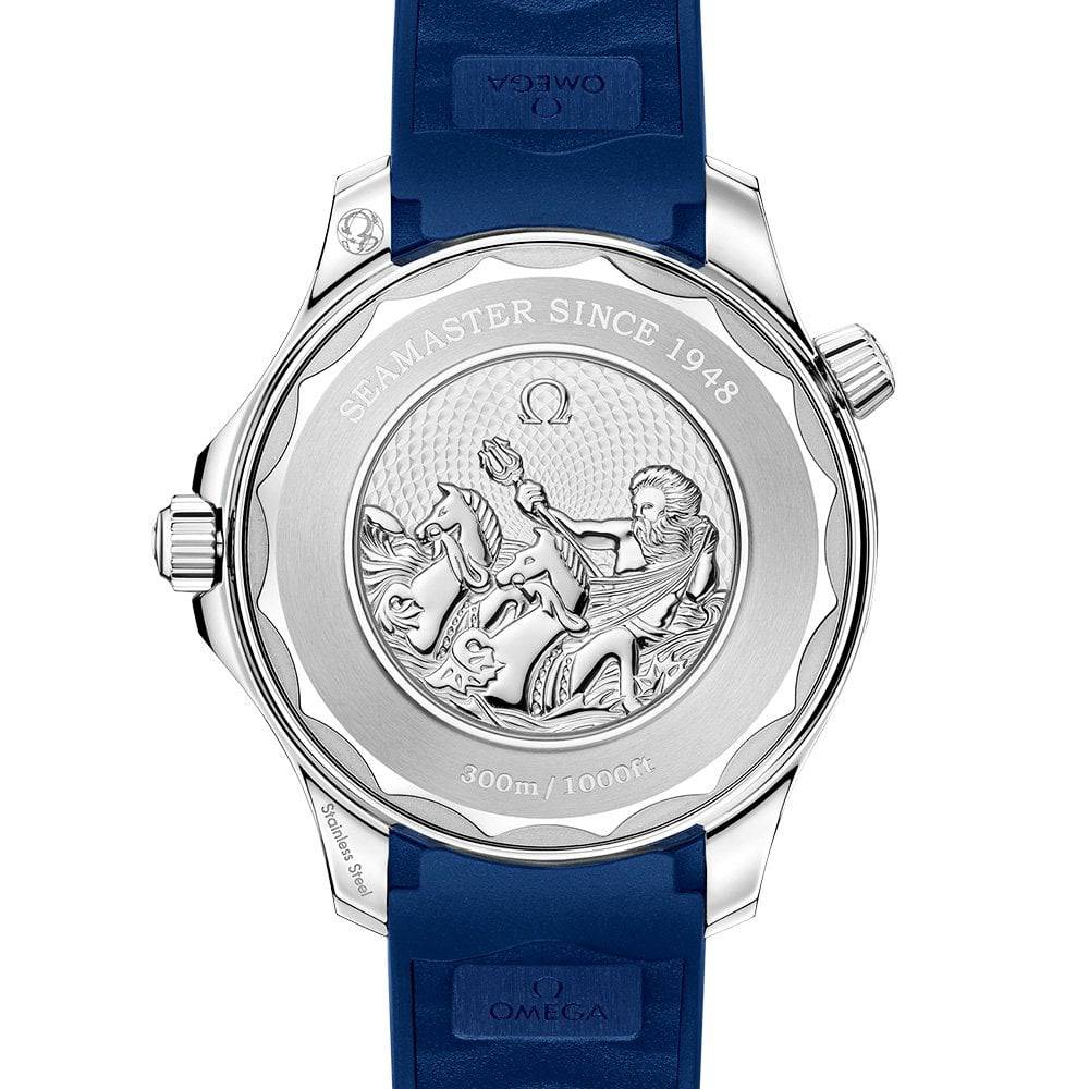 Seamaster Diver 300m 42mm Summer Blue Dial Rubber Strap Watch - Image 6