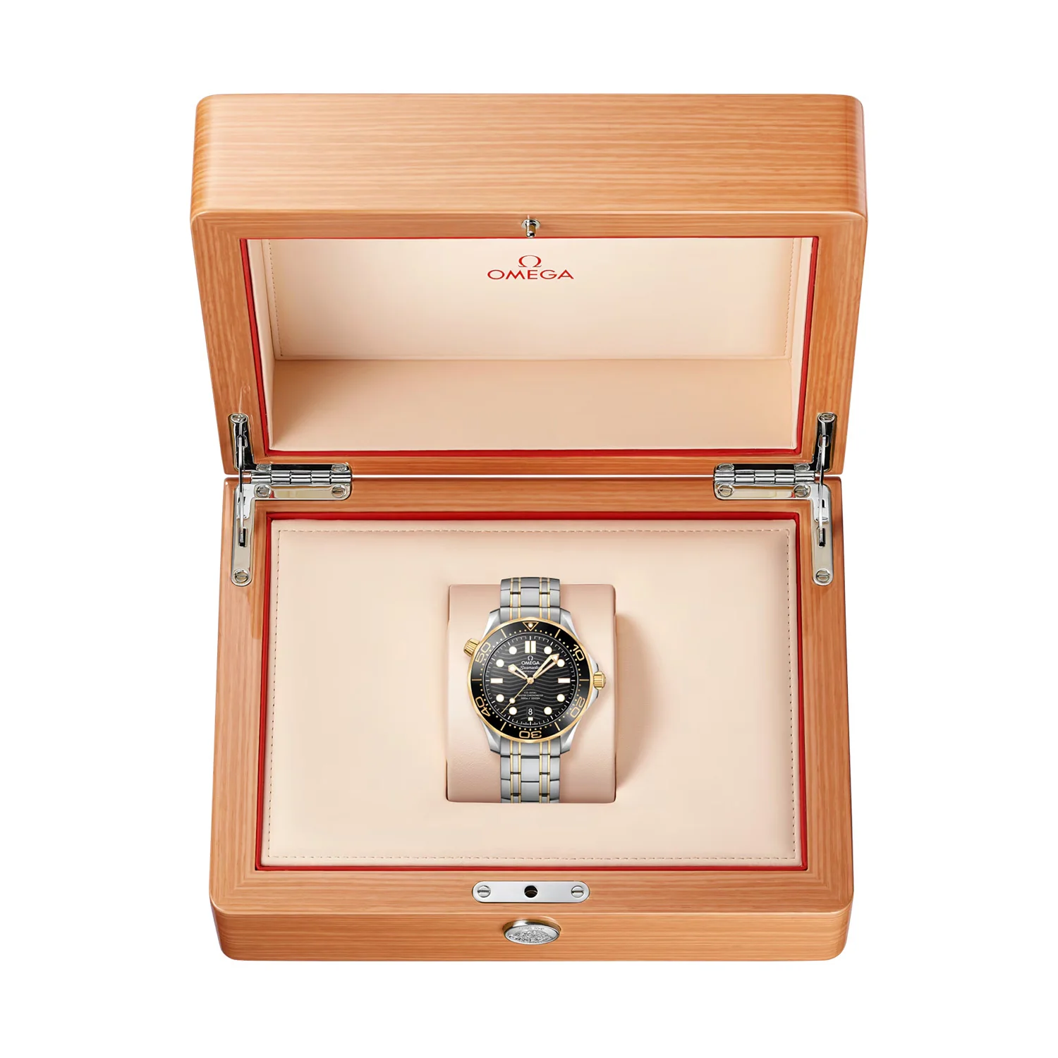 Seamaster Diver 300m 42mm Black Dial Two-Tone Men's Automatic Watch - Image 2