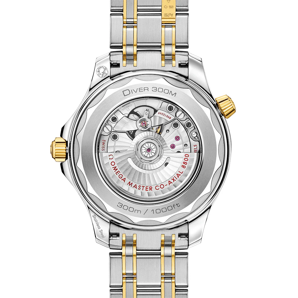 Seamaster Diver 300m 42mm Black Dial Two-Tone Men's Automatic Watch - Image 6