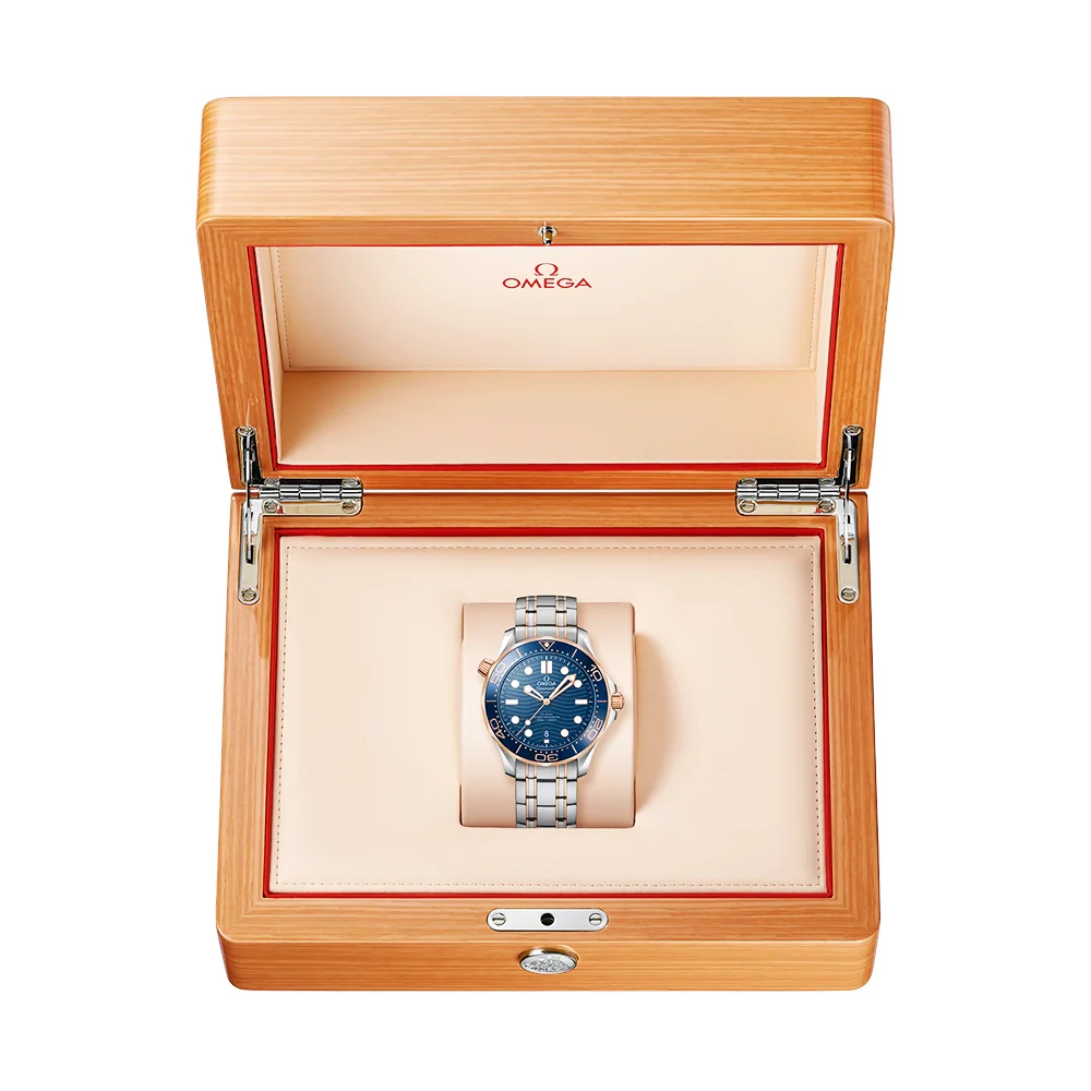Seamaster Diver 300m 42mm Blue Dial Two-Tone Men's Automatic Watch - Image 2