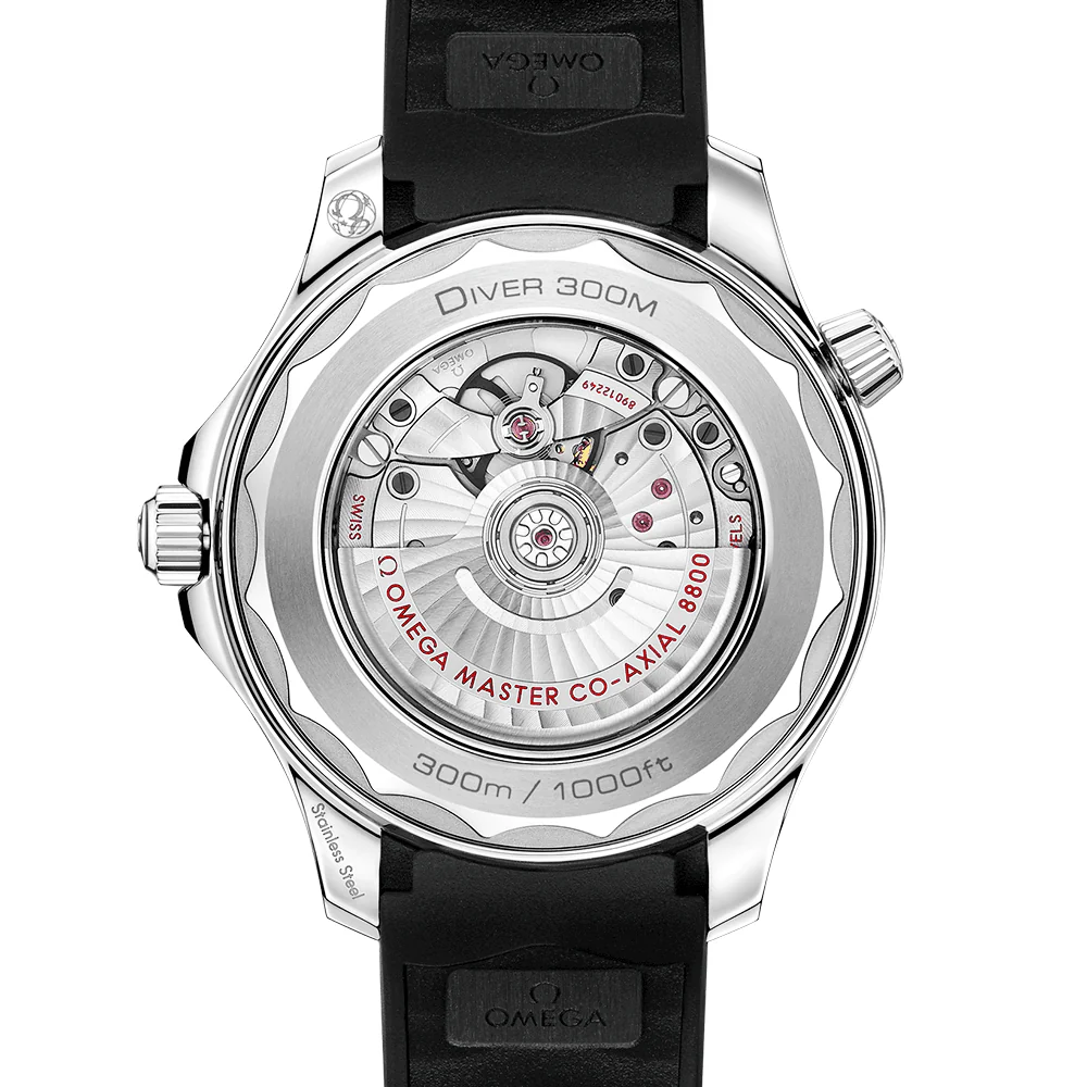Seamaster Diver 300m 42mm White Dial Men's Rubber Strap Watch - Image 3
