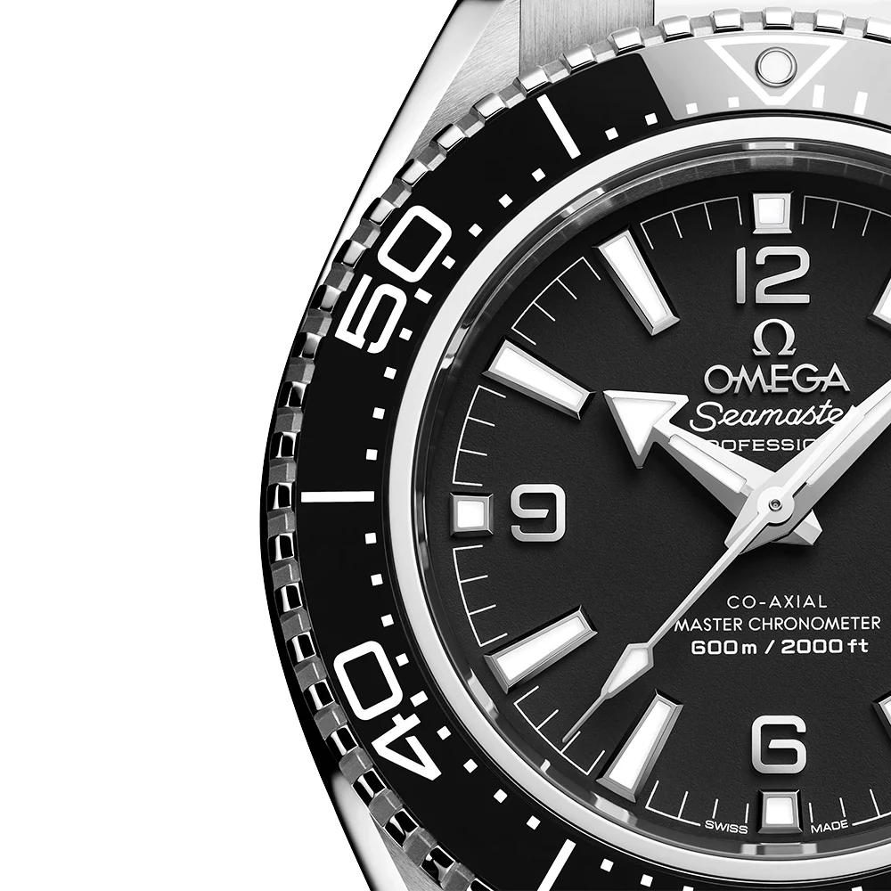 Seamaster Planet Ocean 600m 42mm Black Dial & Bezel Strap Watch - Image 4