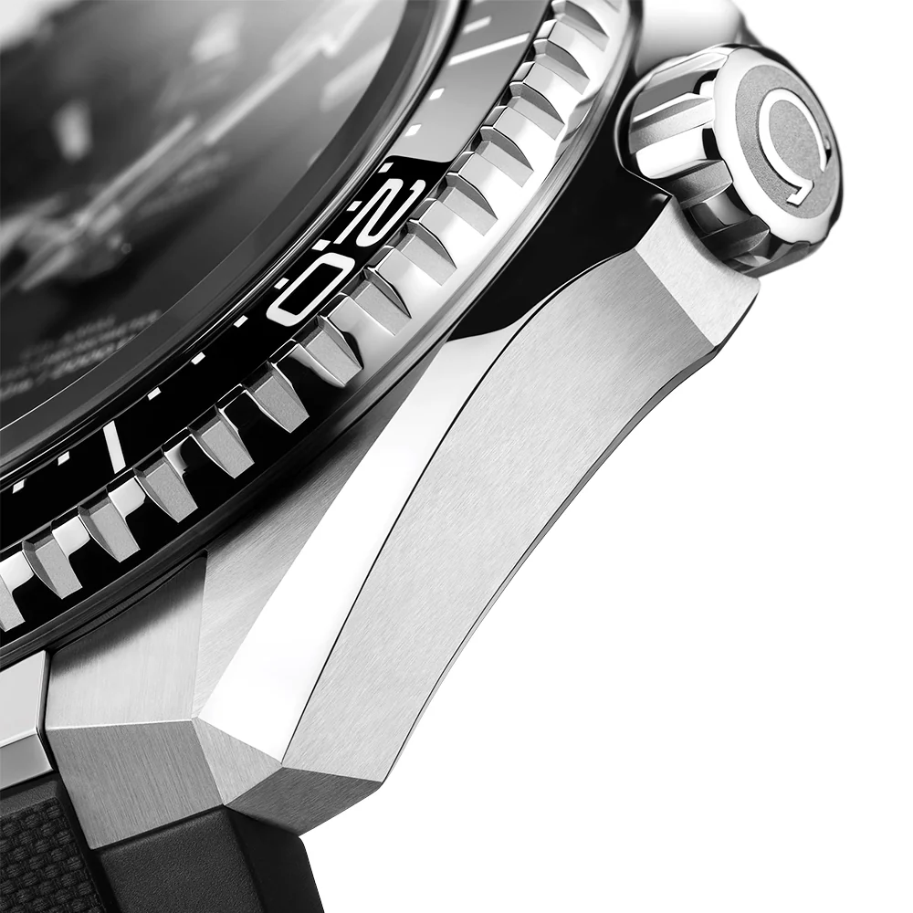 Seamaster Planet Ocean 600m 42mm Black Dial & Bezel Strap Watch - Image 5