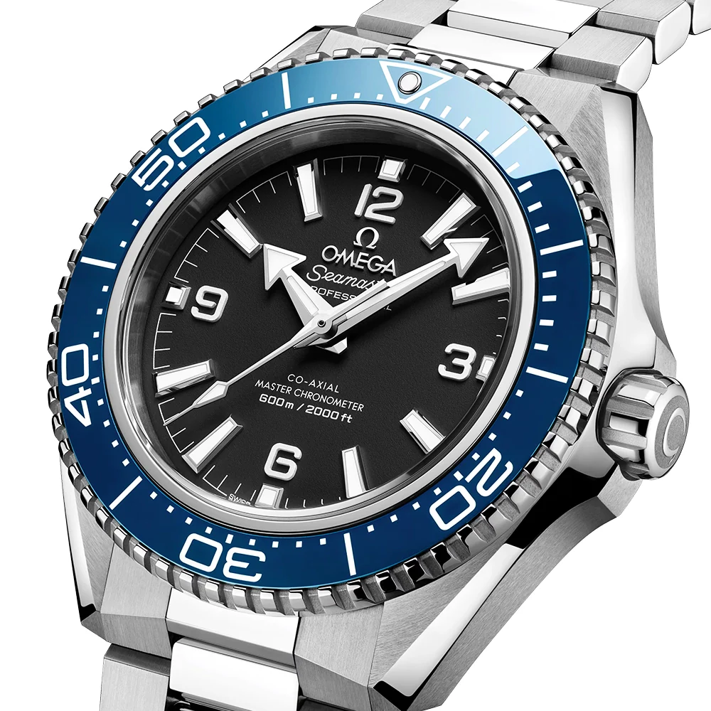 Seamaster Planet Ocean 600m 42mm Black Dial & Blue Bezel Bracelet Watch - Image 4