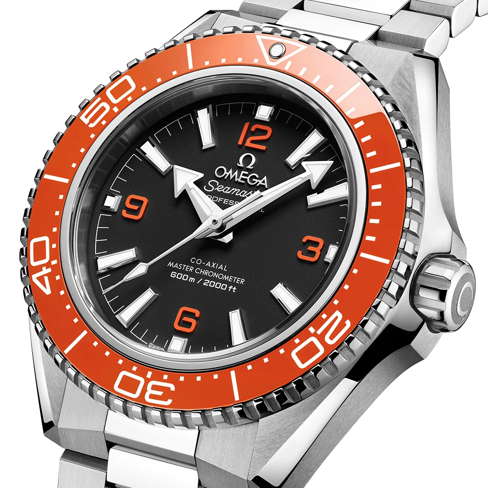 Seamaster Planet Ocean 600m 42mm Black Dial & Orange Bezel Bracelet Watch - Image 6