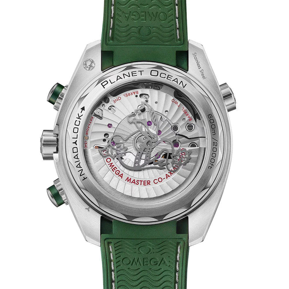 Seamaster Planet Ocean 600m Chronograph Green Dial & Bezel Strap Watch - Image 4