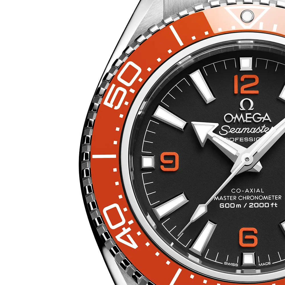 Seamaster Planet Ocean 600m 42mm Black Dial & Orange Bezel Watch - Image 3
