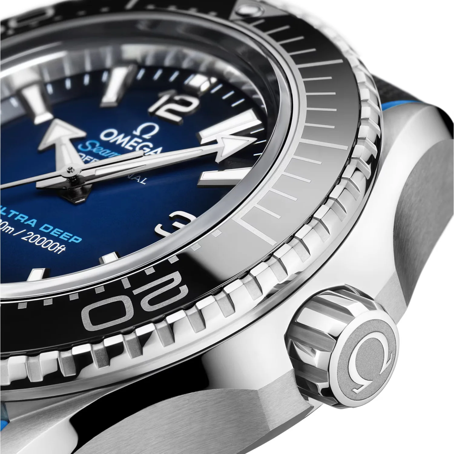 Seamaster Planet Ocean Ultra Deep 6000m Blue Gradient Dial Strap Watch - Image 3
