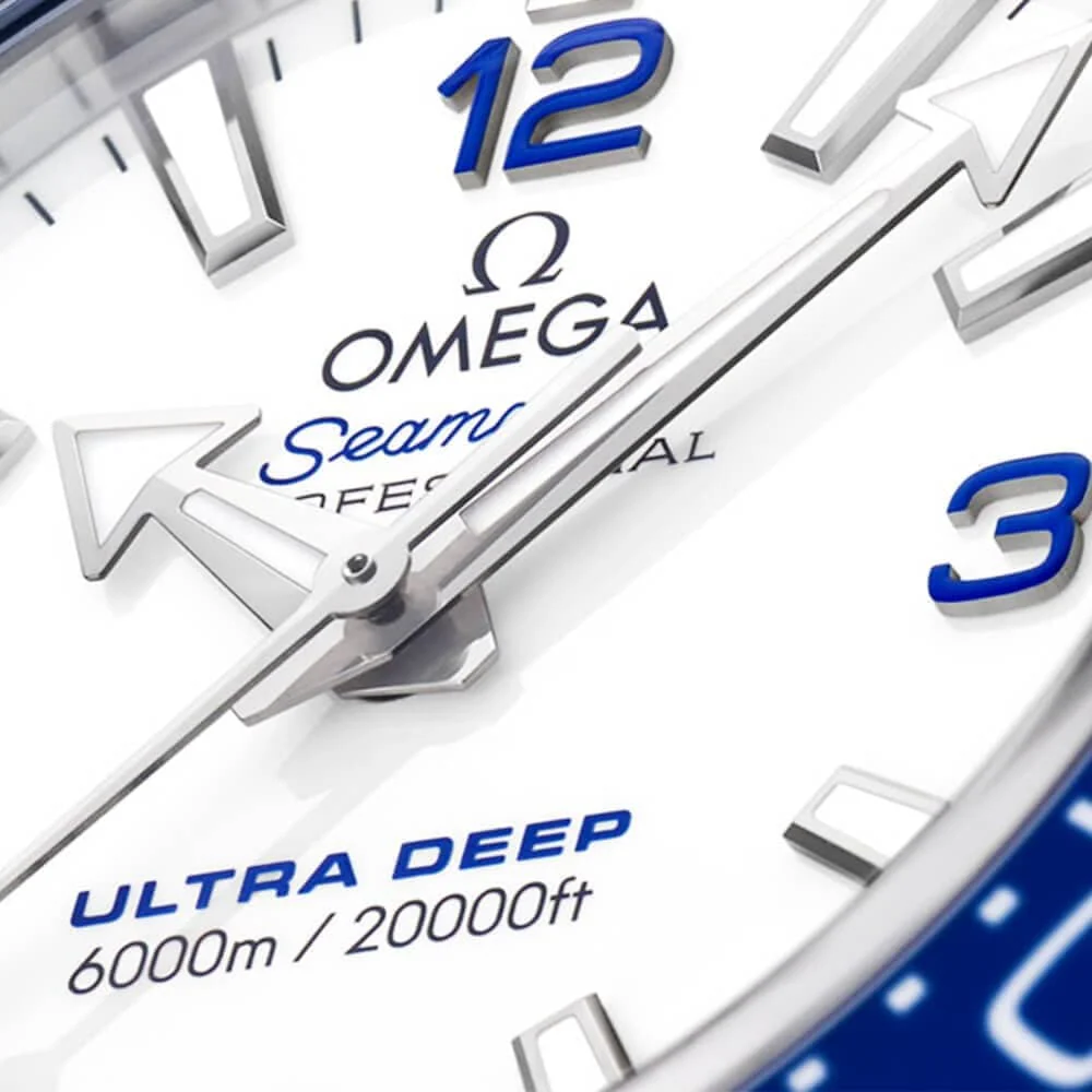 Seamaster Planet Ocean Ultra Deep 6000m White Dial Strap Watch - Image 4