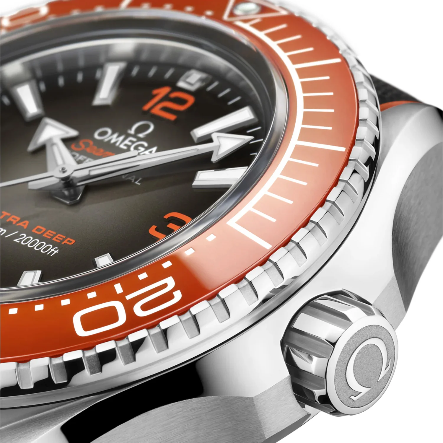 Seamaster Planet Ocean Ultra Deep 6000m Grey Gradient Dial Strap Watch - Image 3