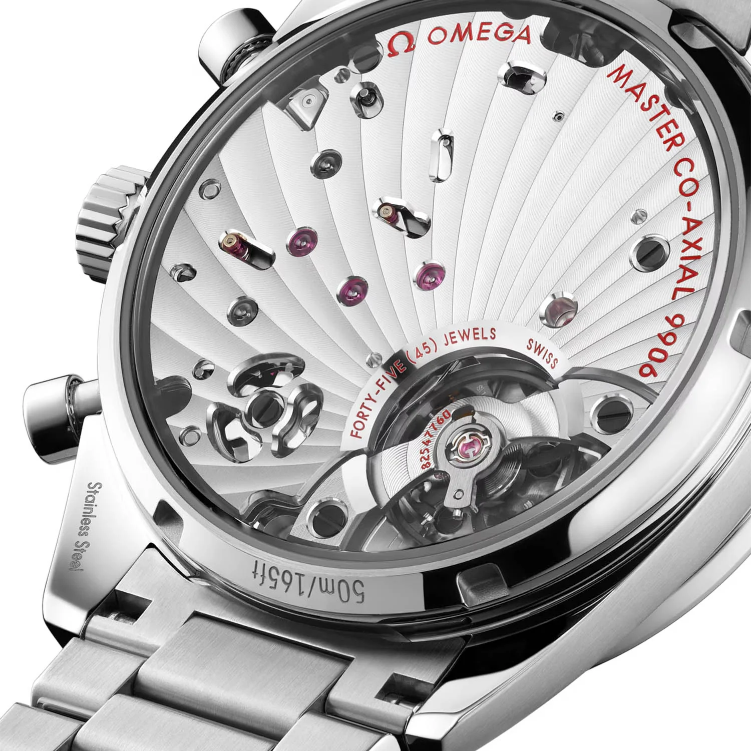 Speedmaster '57 40.5mm Black Dial Chronograph Bracelet Watch - Image 5