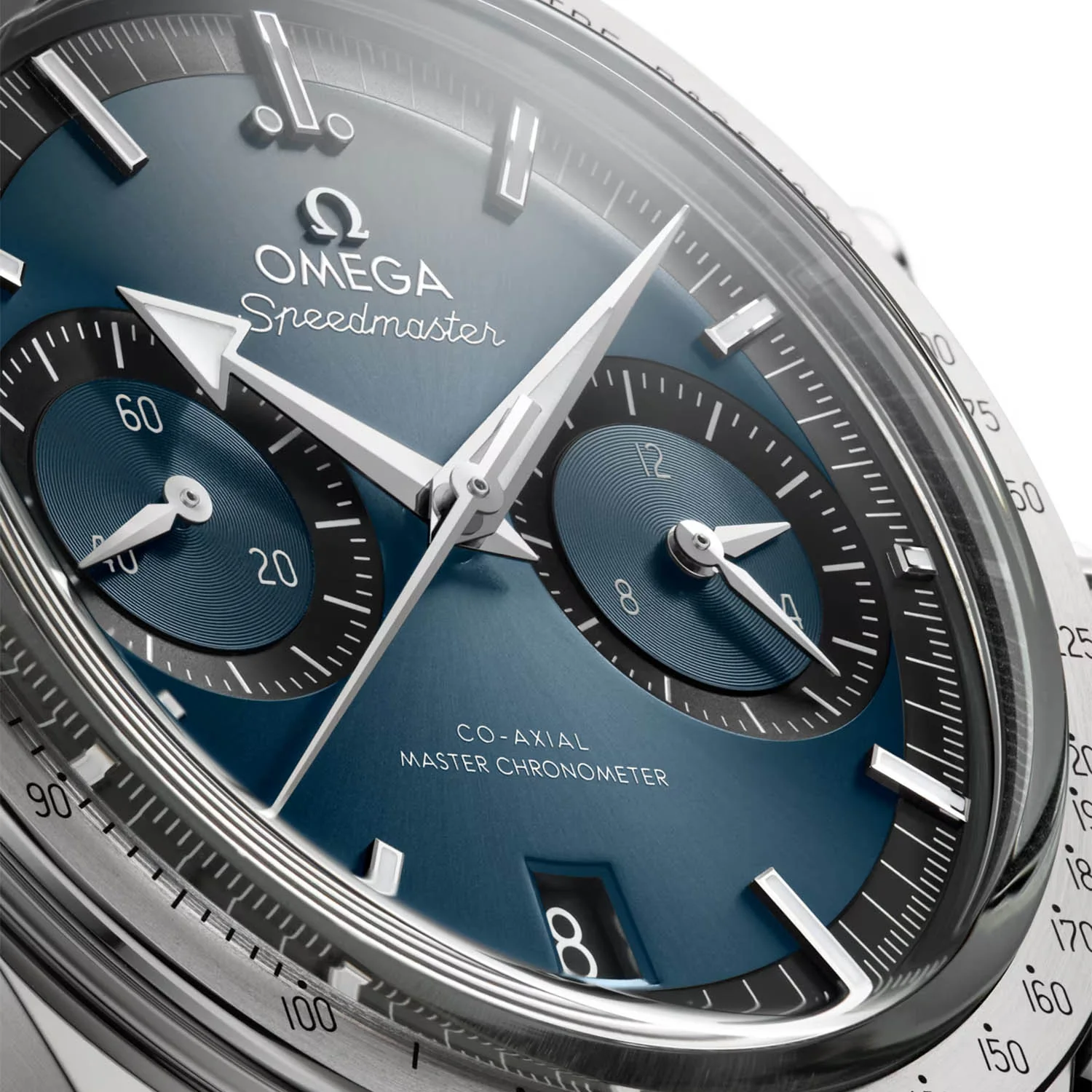 Speedmaster '57 40.5mm Blue Dial Chronograph Bracelet Watch - Image 7