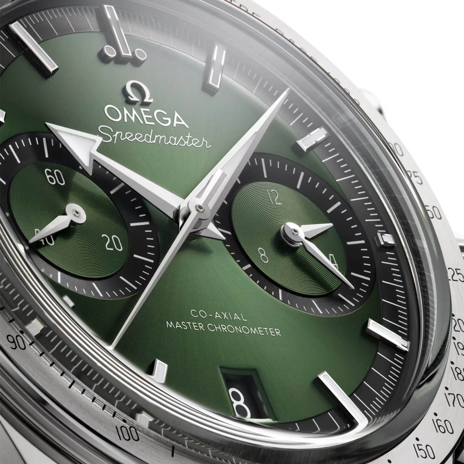 Speedmaster '57 40.5mm Green Dial Chronograph Bracelet Watch - Image 3