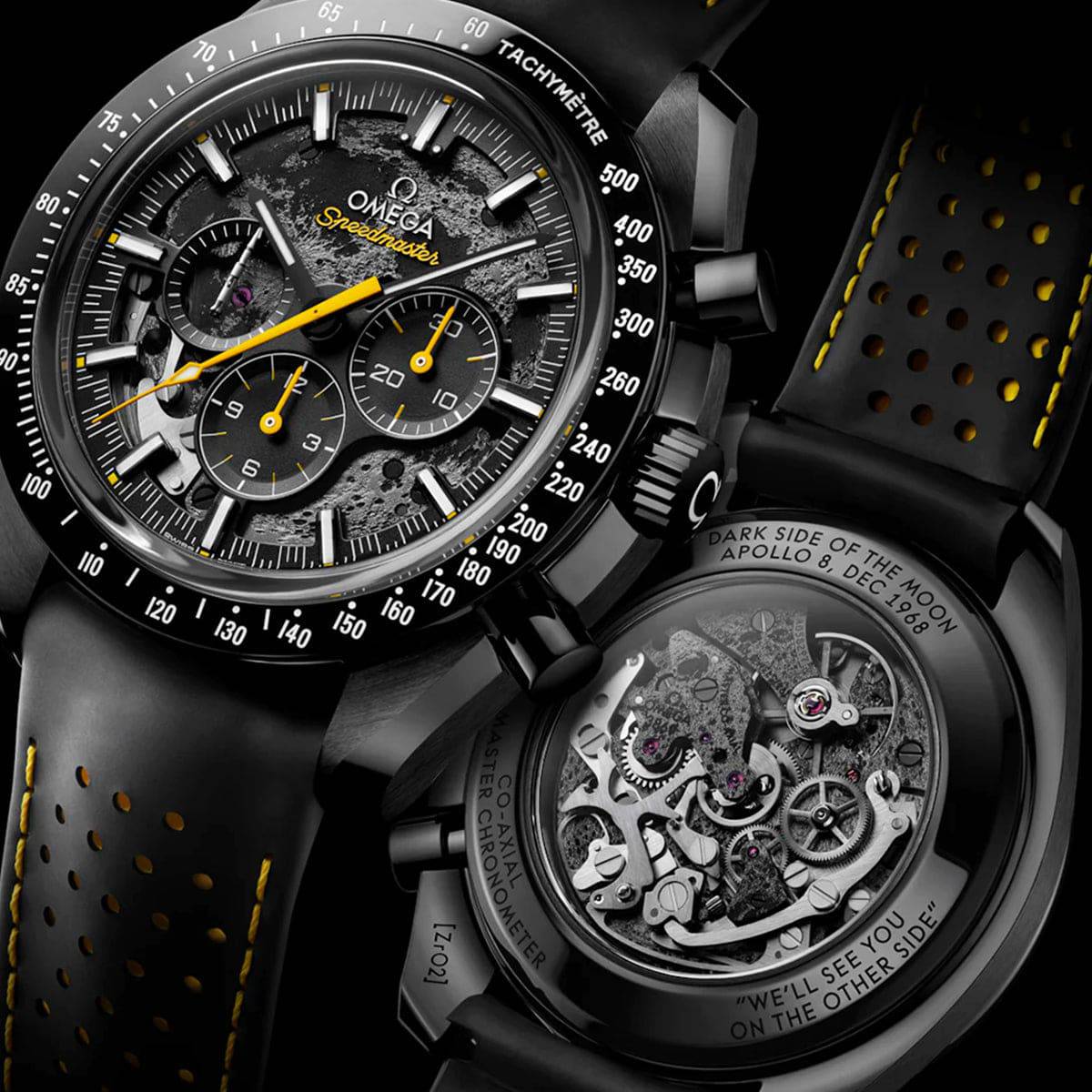 Speedmaster "Dark Side of the Moon" Apollo 8 Black Ceramic Men's Watch - Image 6