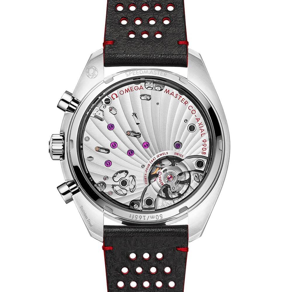 Speedmaster Chronoscope 43mm Silver/Black Dial Chronograph Strap Watch - Image 3