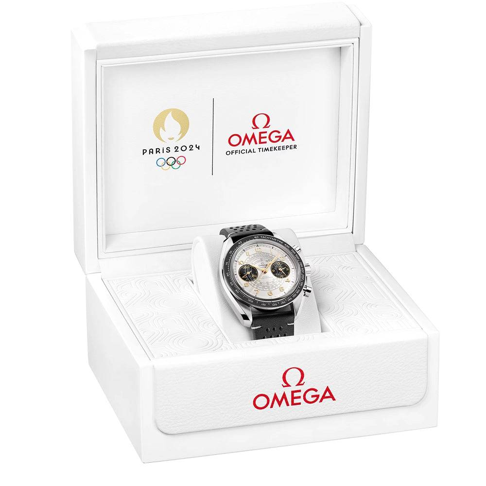 Speedmaster Chronoscope 43mm 'Paris 2024' Chronograph Strap Watch - Image 2