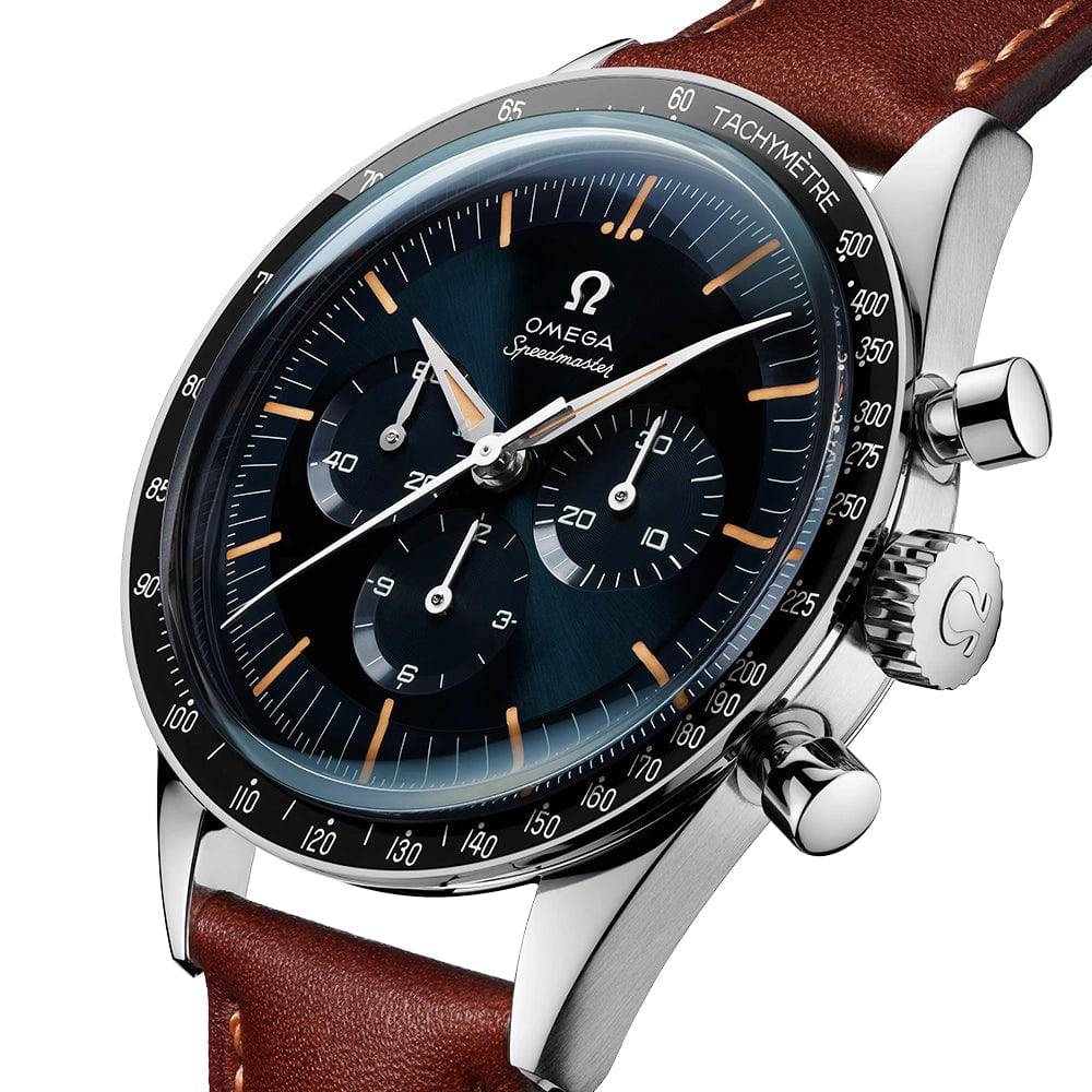 Speedmaster Anniversary Edition First OMEGA In Space Leather Strap Watch - Image 2