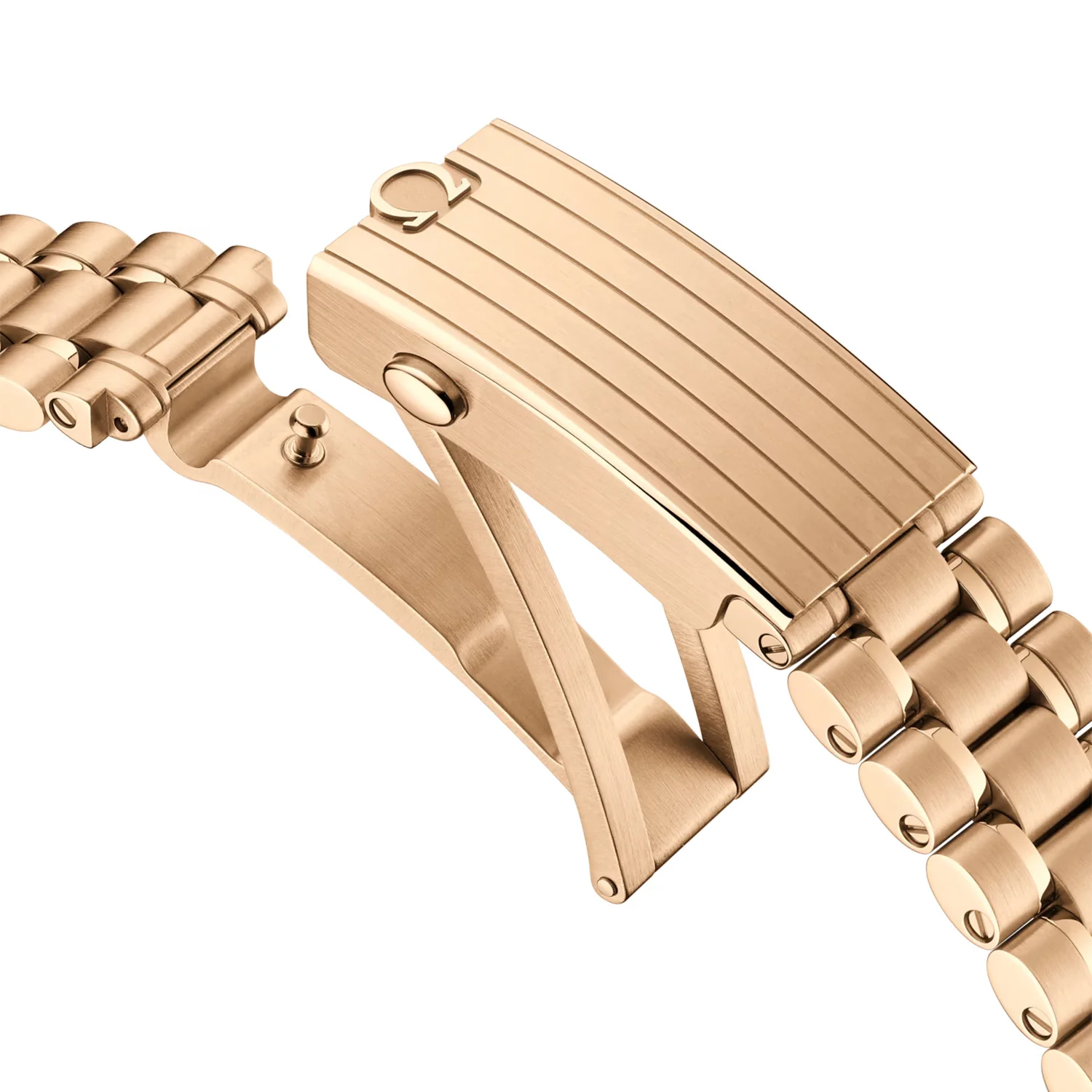 Speedmaster Moonwatch 18ct Moonshine Gold Dial Bracelet Watch - Image 4