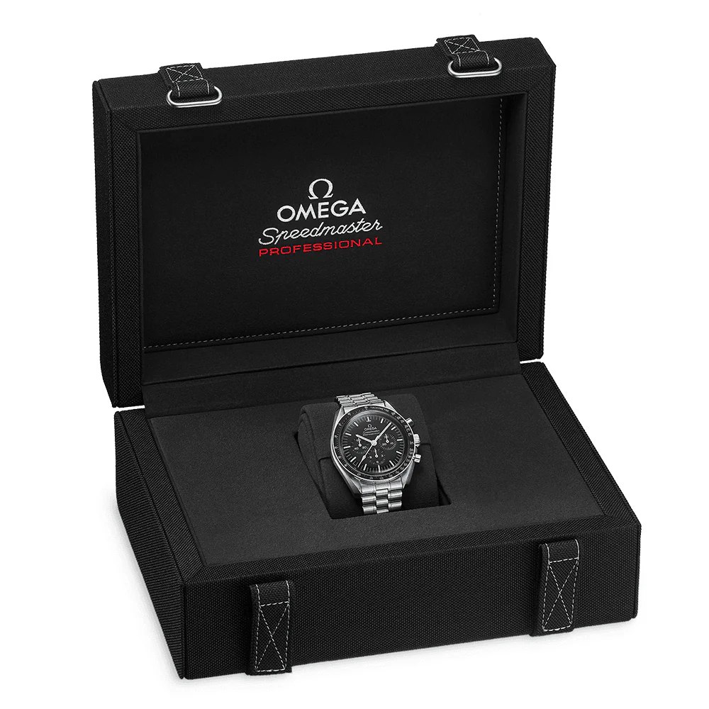 Speedmaster Moonwatch 42mm Hesalite Glass Men's Bracelet Watch - Image 2