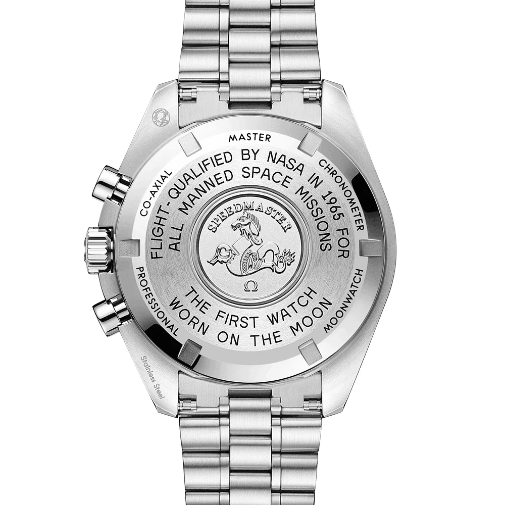 Speedmaster Moonwatch 42mm Hesalite Glass Men's Bracelet Watch - Image 9