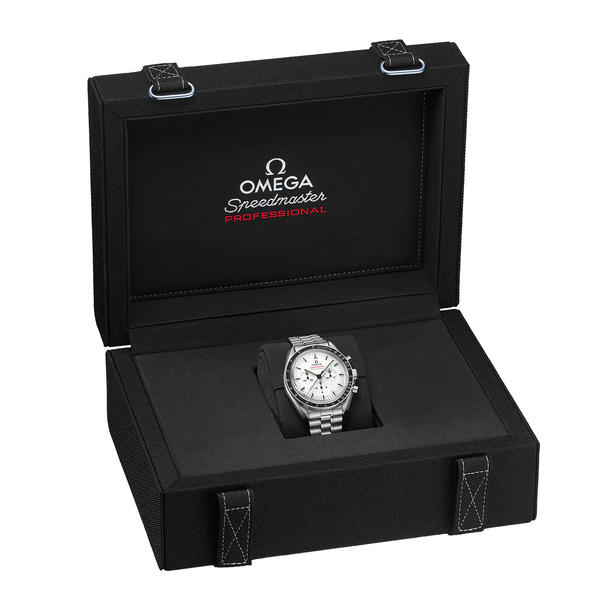 Speedmaster Moonwatch 42mm White Dial Men's Bracelet Watch - Image 2