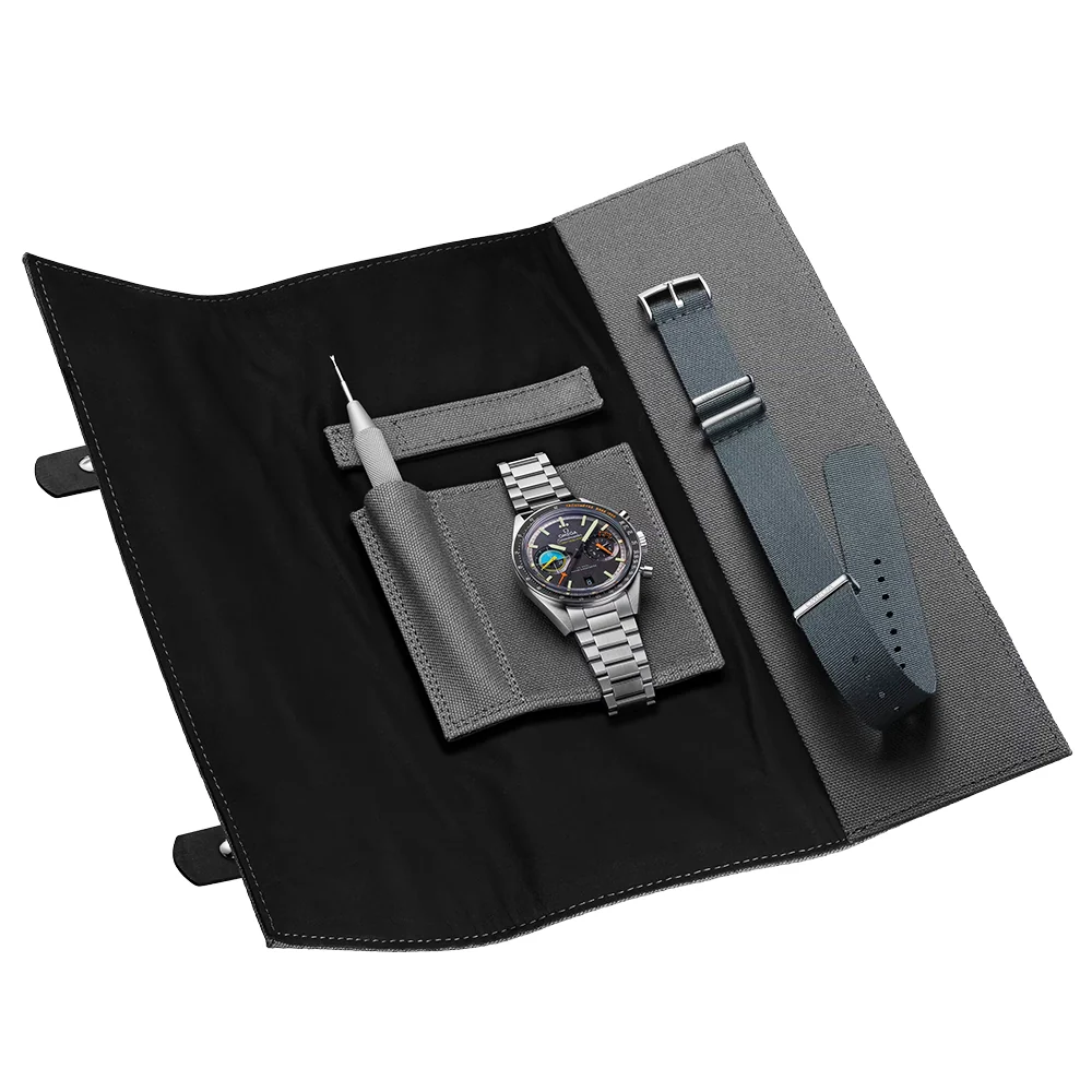 Speedmaster Pilot 40.85mm Black Dial Mens Bracelet Watch - Image 2