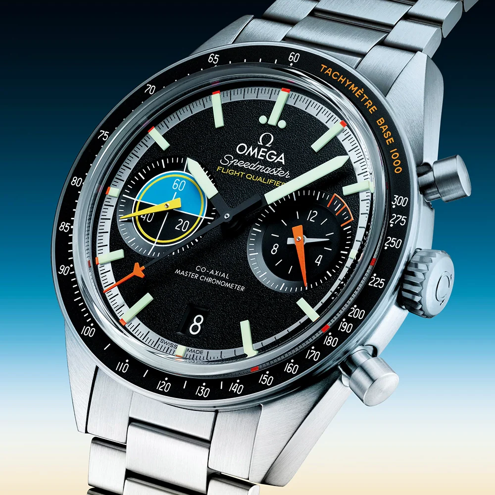 Speedmaster Pilot 40.85mm Black Dial Mens Bracelet Watch - Image 3