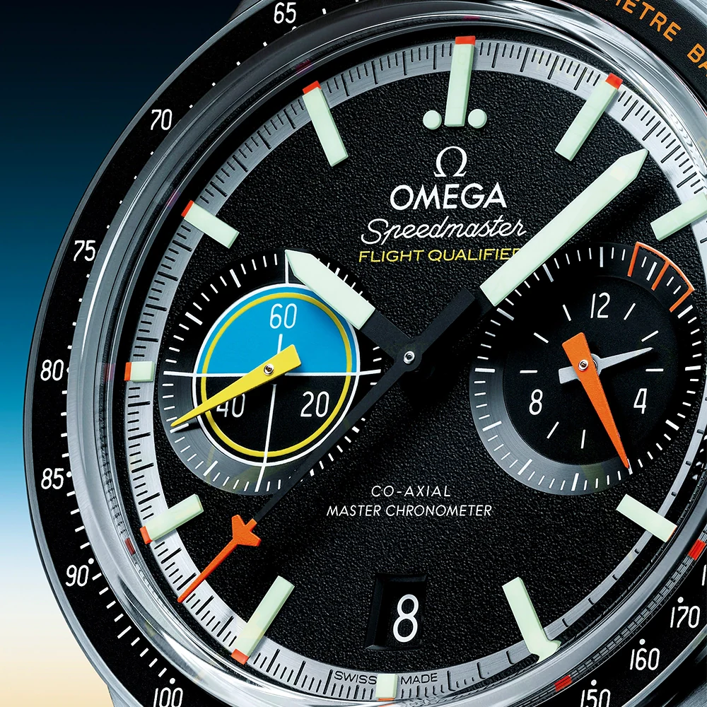 Speedmaster Pilot 40.85mm Black Dial Mens Bracelet Watch - Image 5