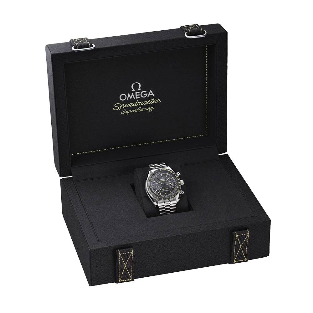 Speedmaster Super Racing 44.25mm Black Dial Men's Bracelet Watch - Image 2