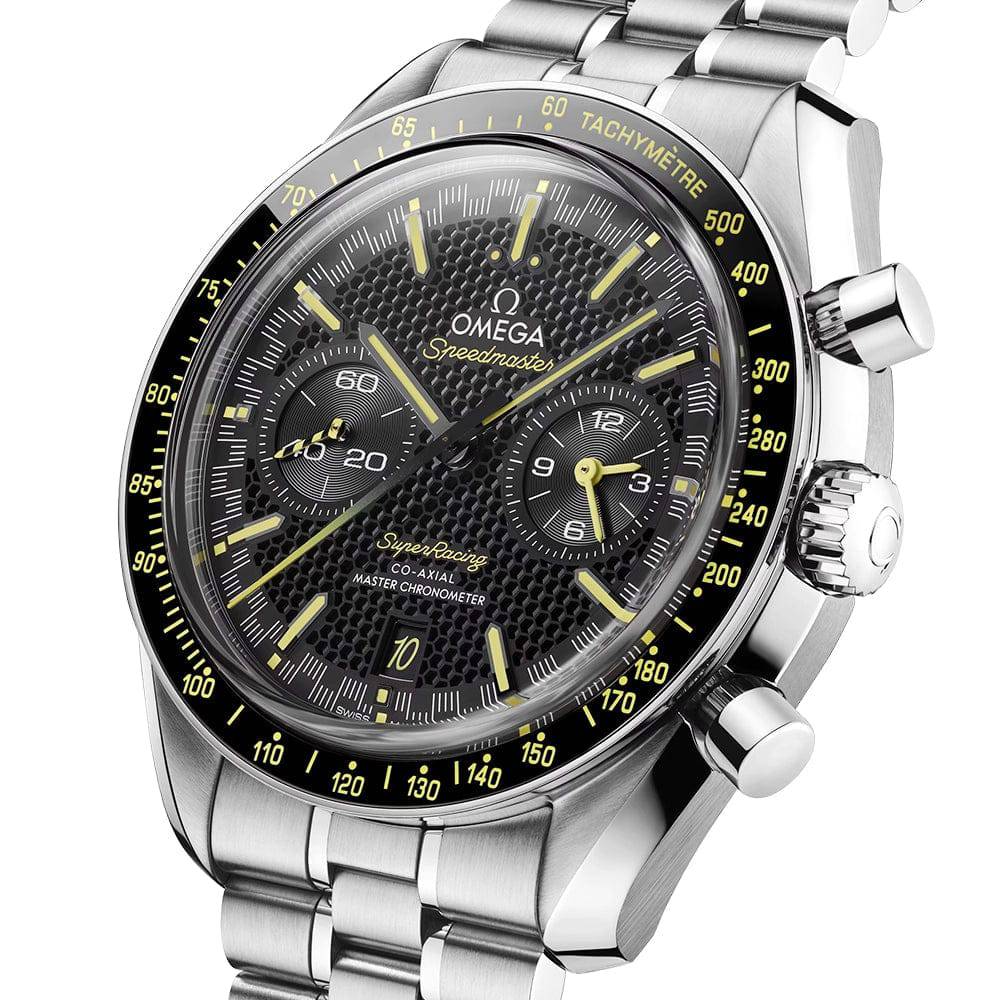 Speedmaster Super Racing 44.25mm Black Dial Men's Bracelet Watch - Image 3