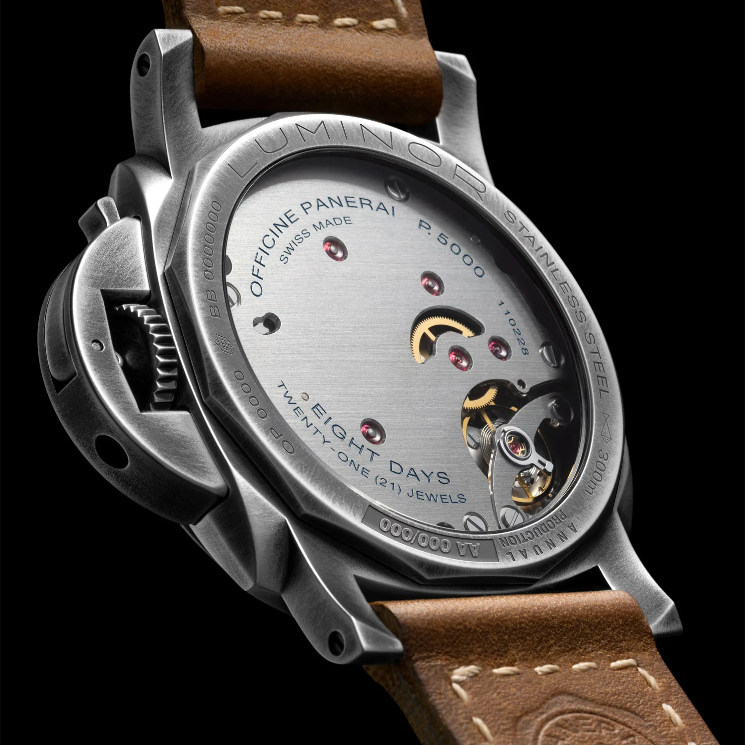 Luminor 8 Giorni 44mm Anthracite Dial Mens Strap Watch - Image 5
