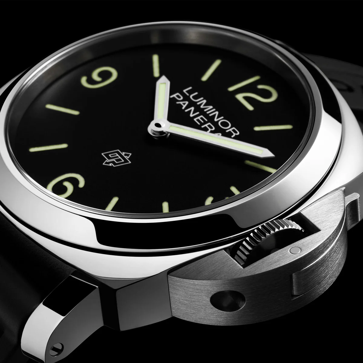 Luminor Base Logo 44mm Black Dial Men's Watch - Image 2