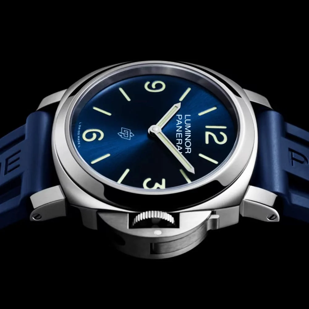 Luminor Base Logo 44mm Blue Dial Men's Watch - Image 2