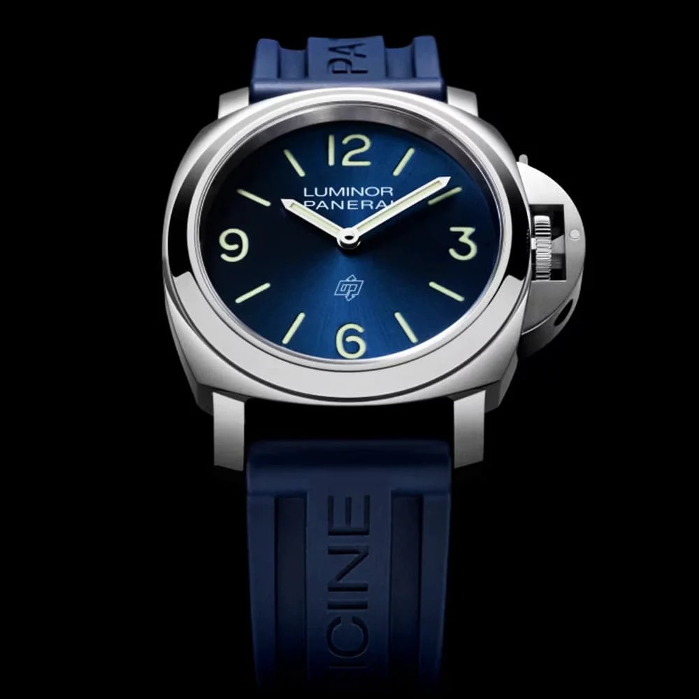 Luminor Base Logo 44mm Blue Dial Men's Watch - Image 3